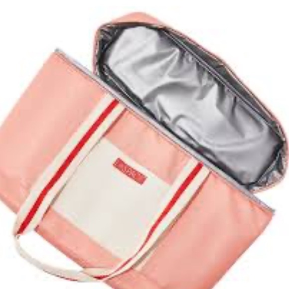 L*Space Pink insulated cooler Tote Bag - Picture 2 of 8